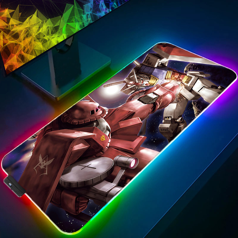 RGB 大型 E スポーツマウスパッドスムーズで柔軟な機動戦 - Gaming Keyboard And Mouse Mobile のレビューと価格