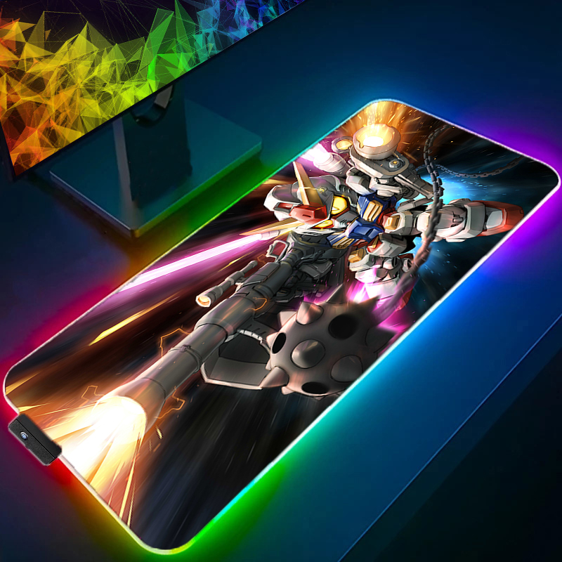 RGB 大型 E スポーツマウスパッドスムーズで柔軟な機動戦 - Gaming Keyboard And Mouse Mobile のレビューと価格
