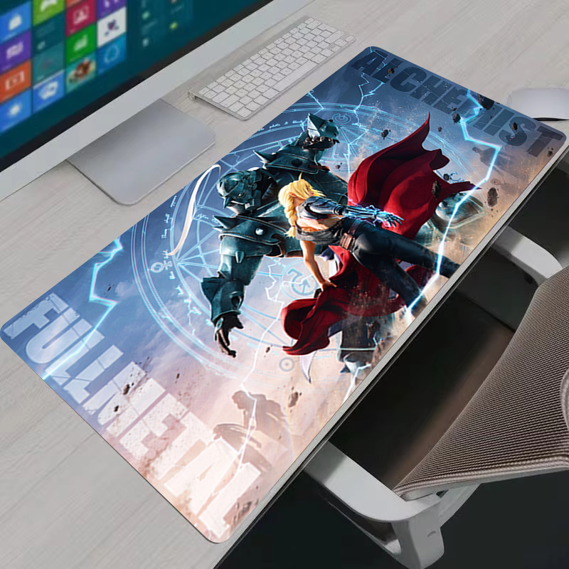 マウスパッド大型鋼の錬金術師ゲーミングアクセサリーマウスパッ - Gaming Keyboard En Mouse のレビューと価格