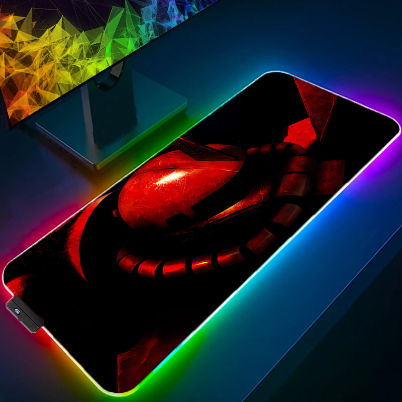 RGB マウスパッドゲーマー PC モビルスーツガンダムコン - Gaming Keyboard And Mouse Mobile のレビューと価格