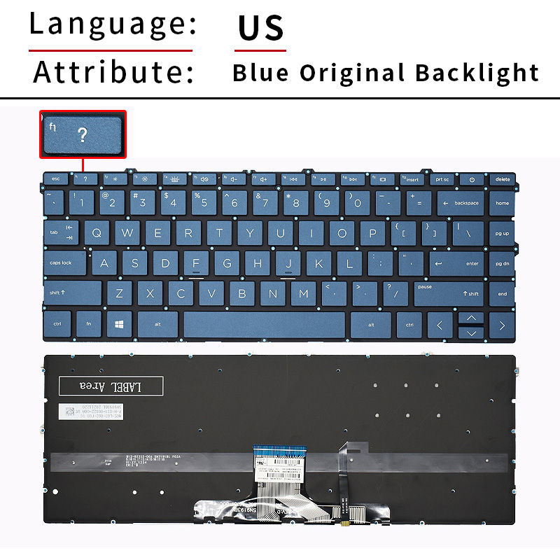 交換用 US/RU ロシア語バックライト付きキーボード HP - Gaming Keyboard E Yooso のレビューと価格