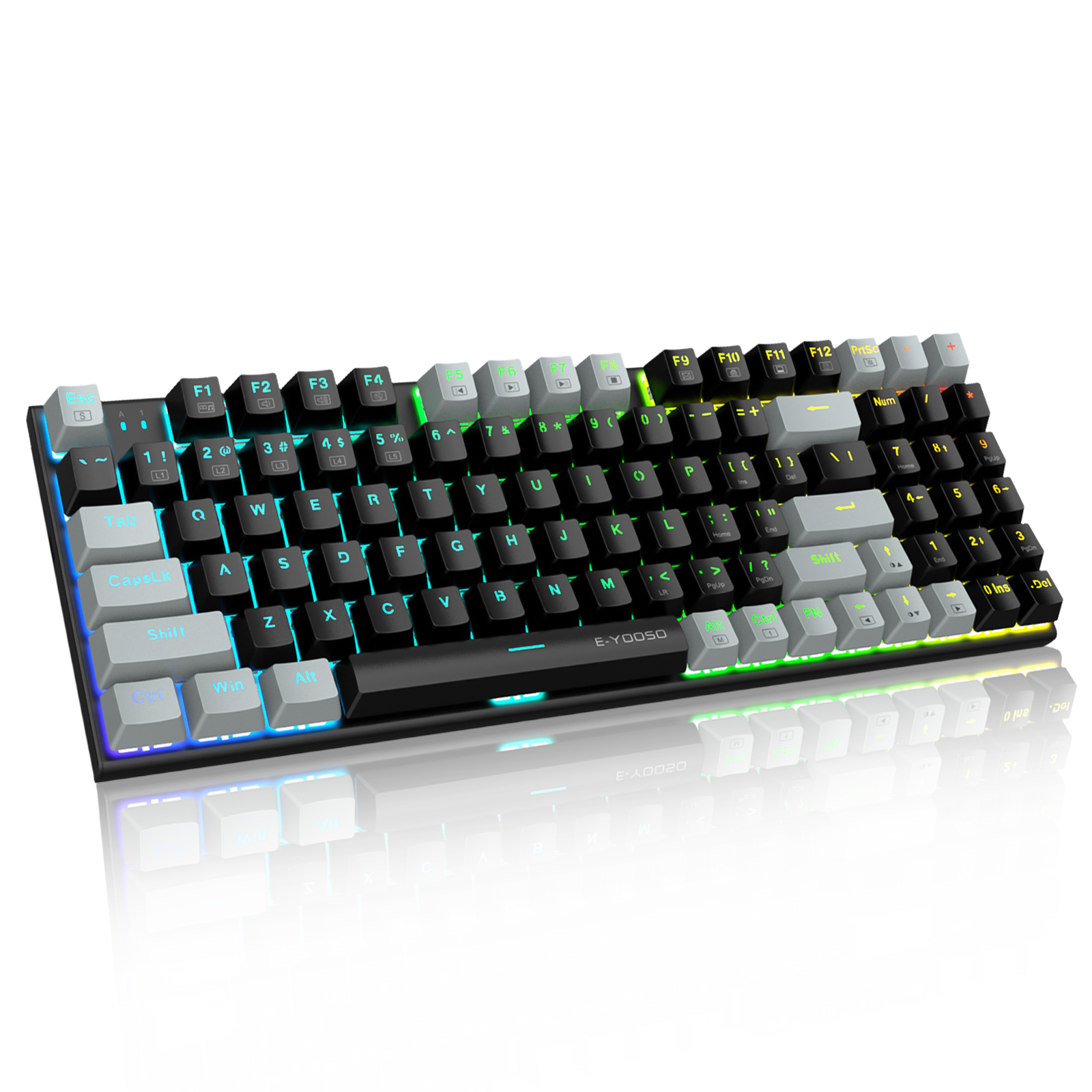E-YOOSO Z-19 メカニカルゲーミングキーボード、真 - Gaming Keyboard E Yooso のレビューと価格