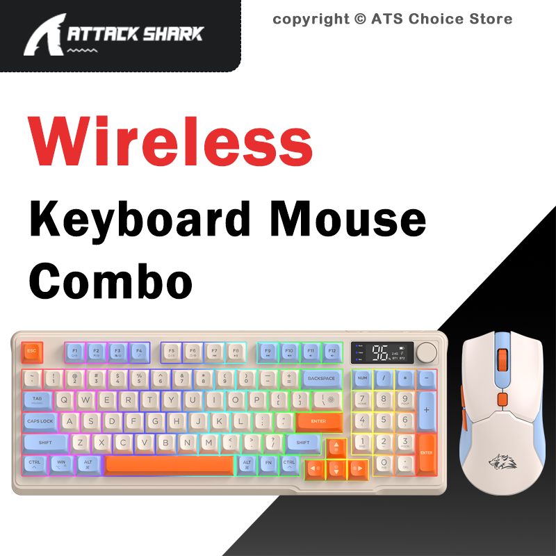 FREEWOLF T96 ワイヤレスキーボードマウスコンボ、 - Gaming Keyboard Mouse And Headset Combo のレビューと価格