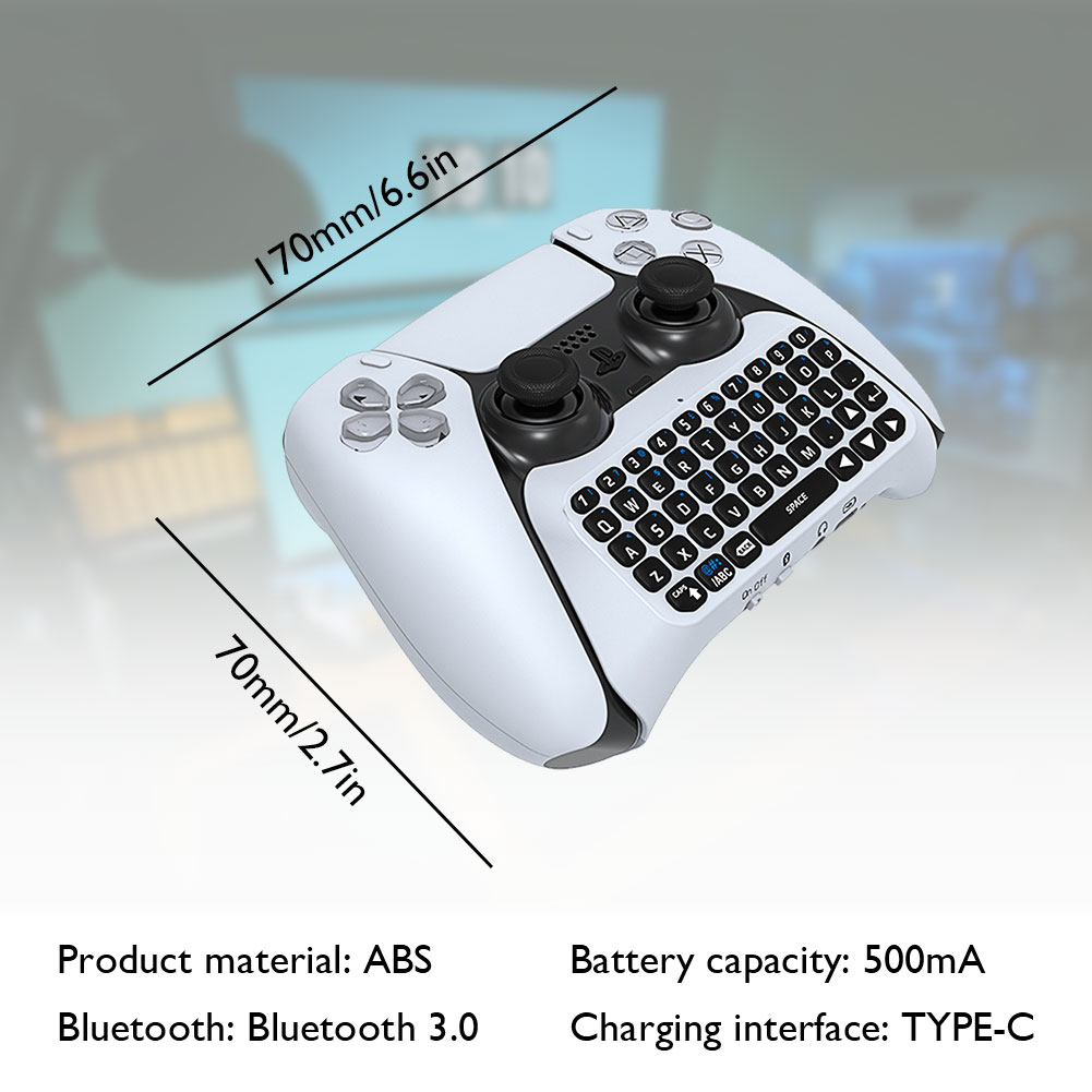 Ps5 3.5 ミリメートルゲーミングワイヤレスキーボード  - Gaming Keyboard Mini のレビューと価格