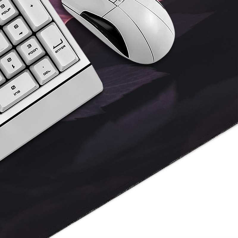 紫の花柄マウスパッド ゲーミングXL カスタムHDマウスパッ - Gaming Keyboard Non Mechanical のレビューと価格