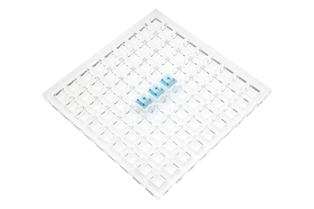 アクリル製スイッチテスター 9x9 クリアハウジング チェリ - Gaming Keyboard Tester のレビューと価格