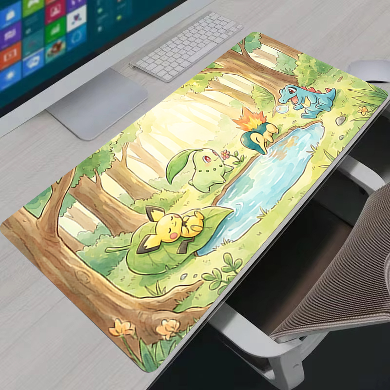 マウスパッドアニメ PC ゲーマーキャビネットマウスパッド  - Gaming Keyboard En Mouse のレビューと価格